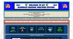 Desktop Screenshot of myglendalewxs.com